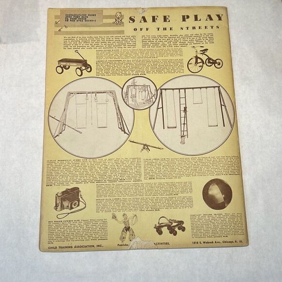 VTG Children's Activities For Home & School Magazine Book September 1947 - Picture 3 of 7